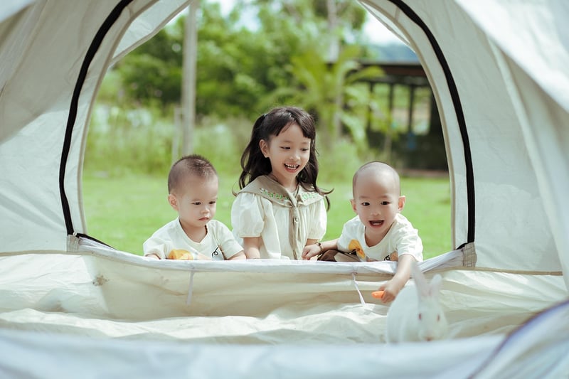 Luxury tent at Under Canvas